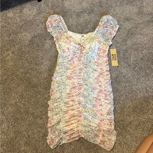 Floral mini dress size large